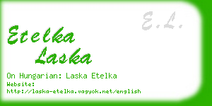 etelka laska business card